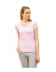 FOTL Lady Fit Valueweight Vneck T